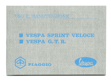 Bedienungsanleitung ital. Vespa Sprint Veloce-GTR