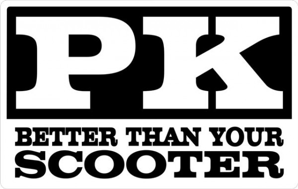 Aufkleber "PK-better than your scooter"
