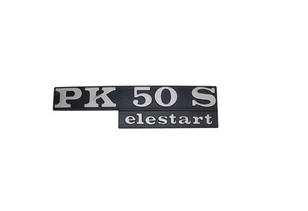 Schriftzug Backe 'PK 50S Elestart'